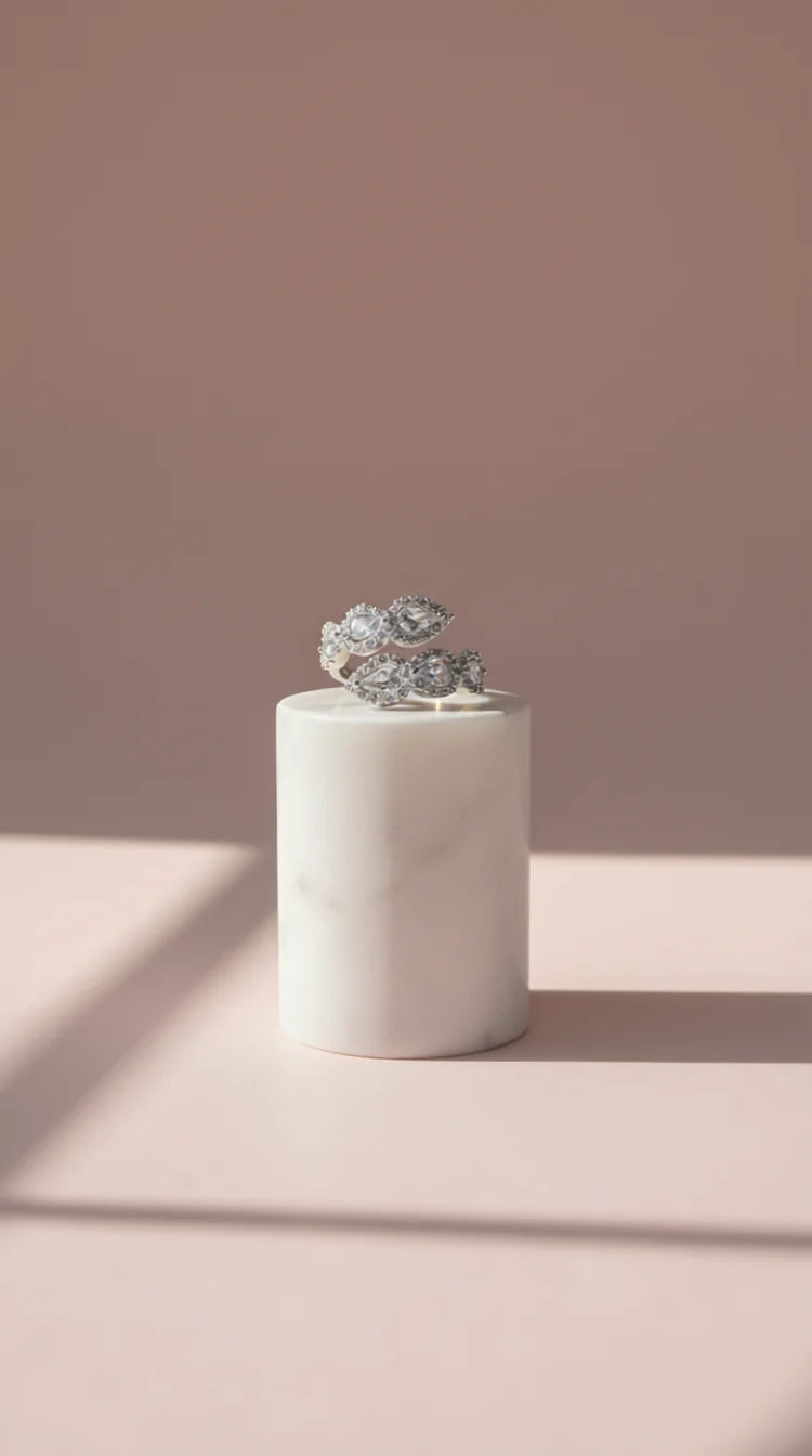 14k Gold Plated Free Size Ring