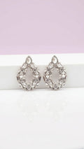 Teardrop Crystal Stud Earrings